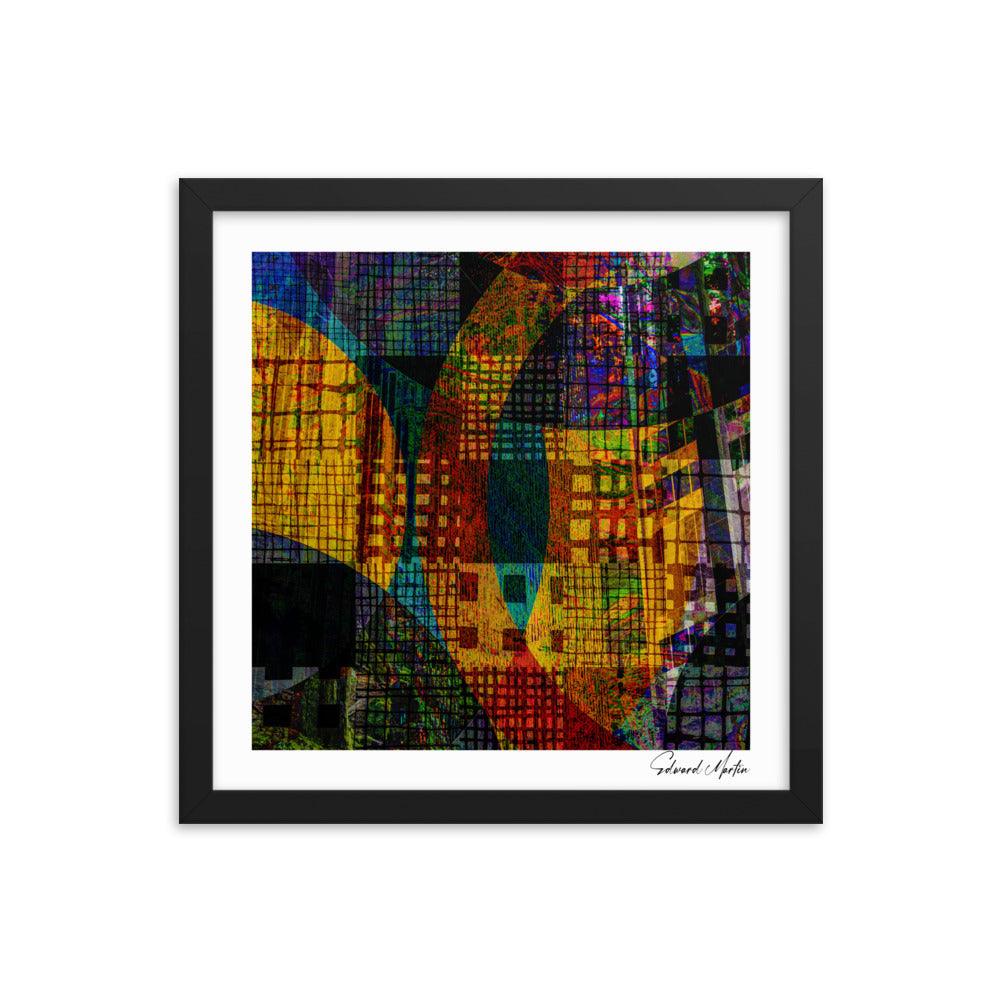 Framed Print-Abstract No.04 by Edward Martin - Premium  from Elementologie - Just $35! Shop now at Elementologie