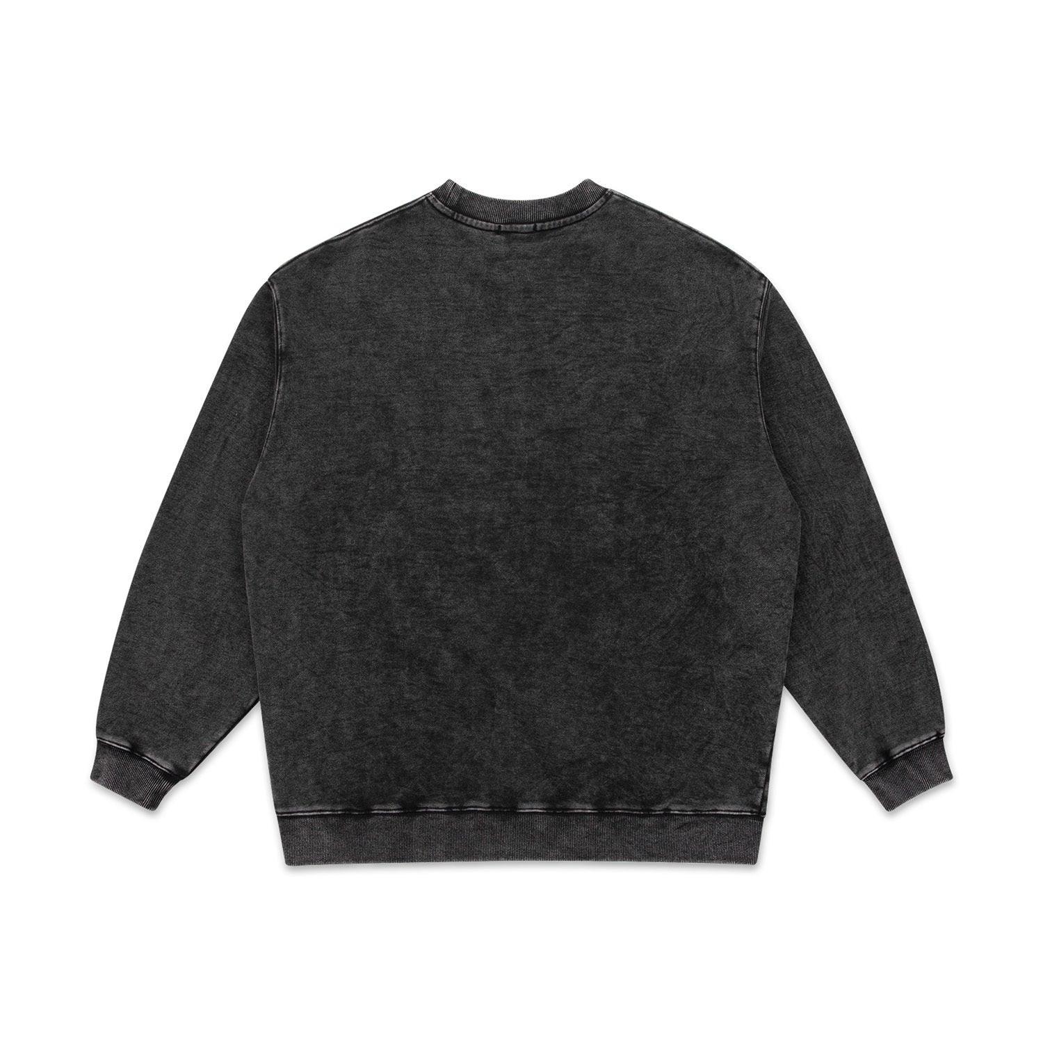 Streetwear Unisex Heavyweight Oversized Stone Wash Sweatshirt - Premium  from Elementologie - Just $52.99! Shop now at Elementologie