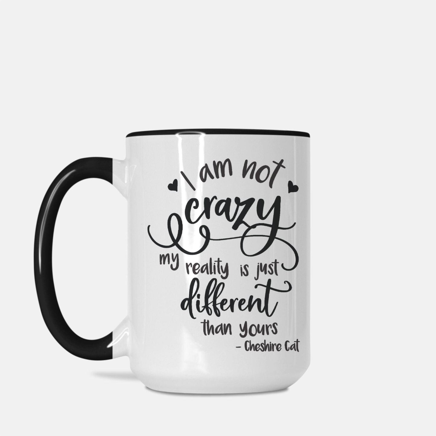 Coffee Mug Deluxe 15oz. (Black + White) - Premium  from Elementologie - Just $18! Shop now at Elementologie