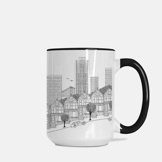 Coffee Mug Deluxe 15oz. San Francisco - Premium  from Elementologie - Just $18! Shop now at Elementologie