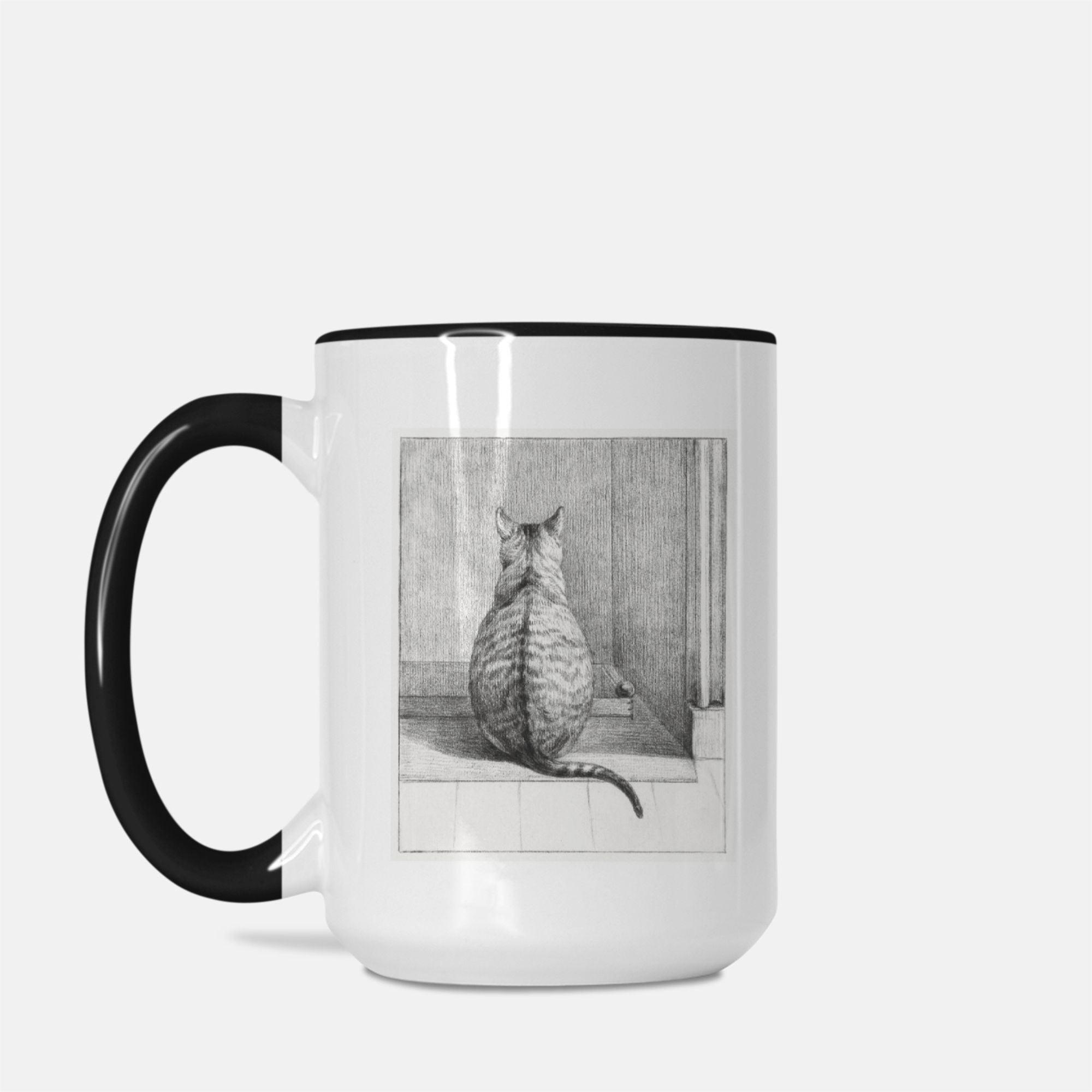 Coffee Mug Deluxe 15oz. Cat - Elementologie