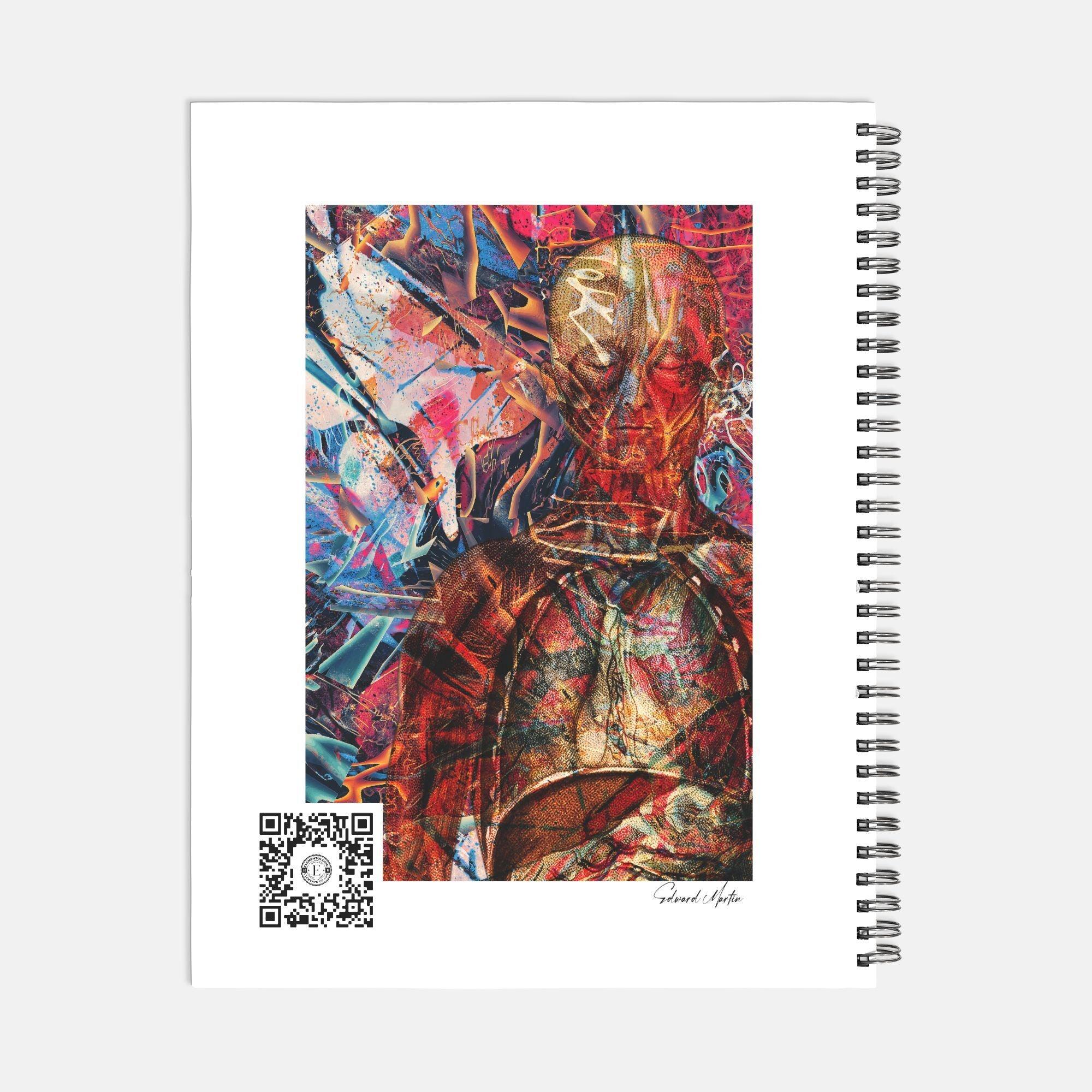 Notebook Hardcover Spiral 8.5 x 11-Human Anatomy - Elementologie