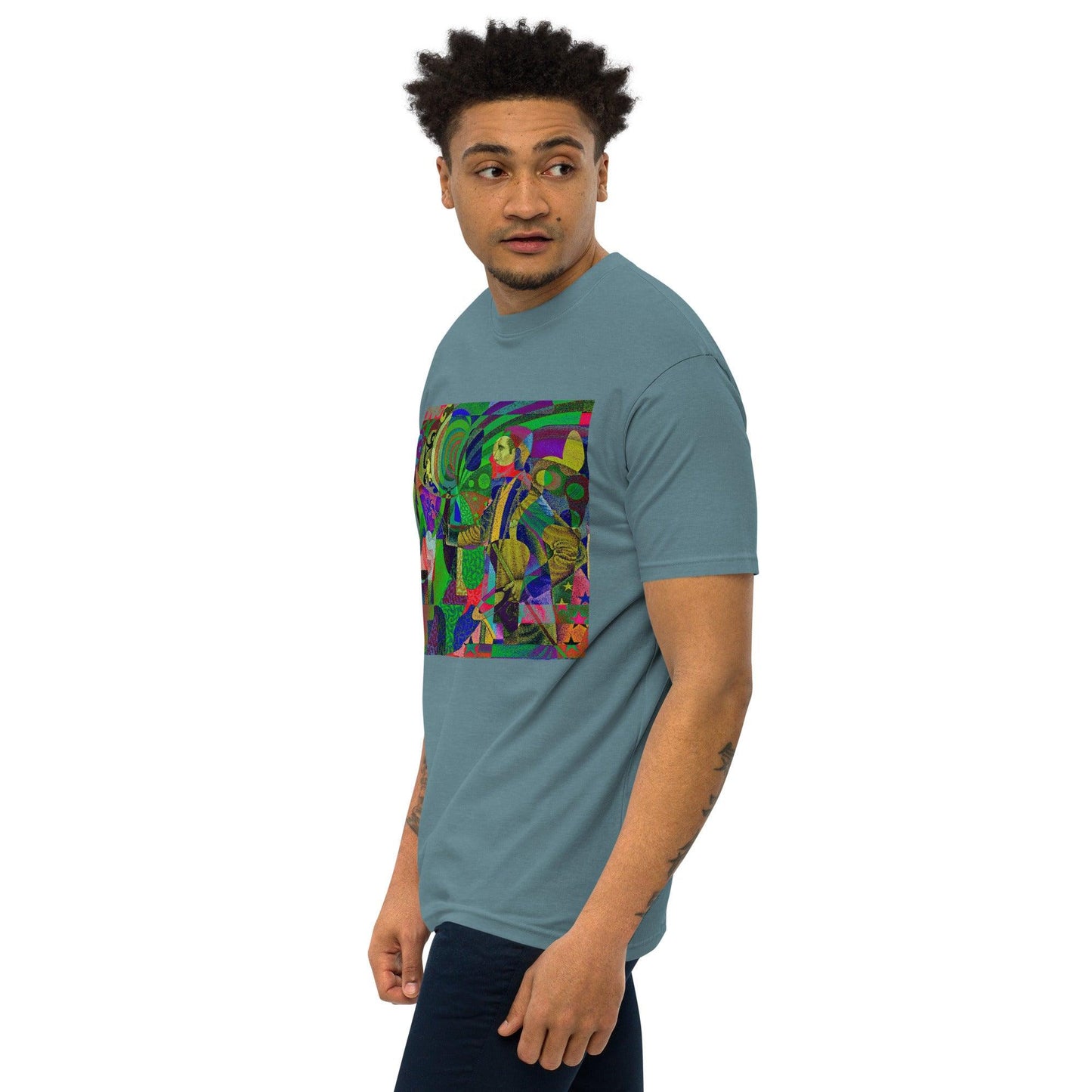 Men’s premium heavyweight tee - Premium  from Elementologie - Just $29.99! Shop now at Elementologie