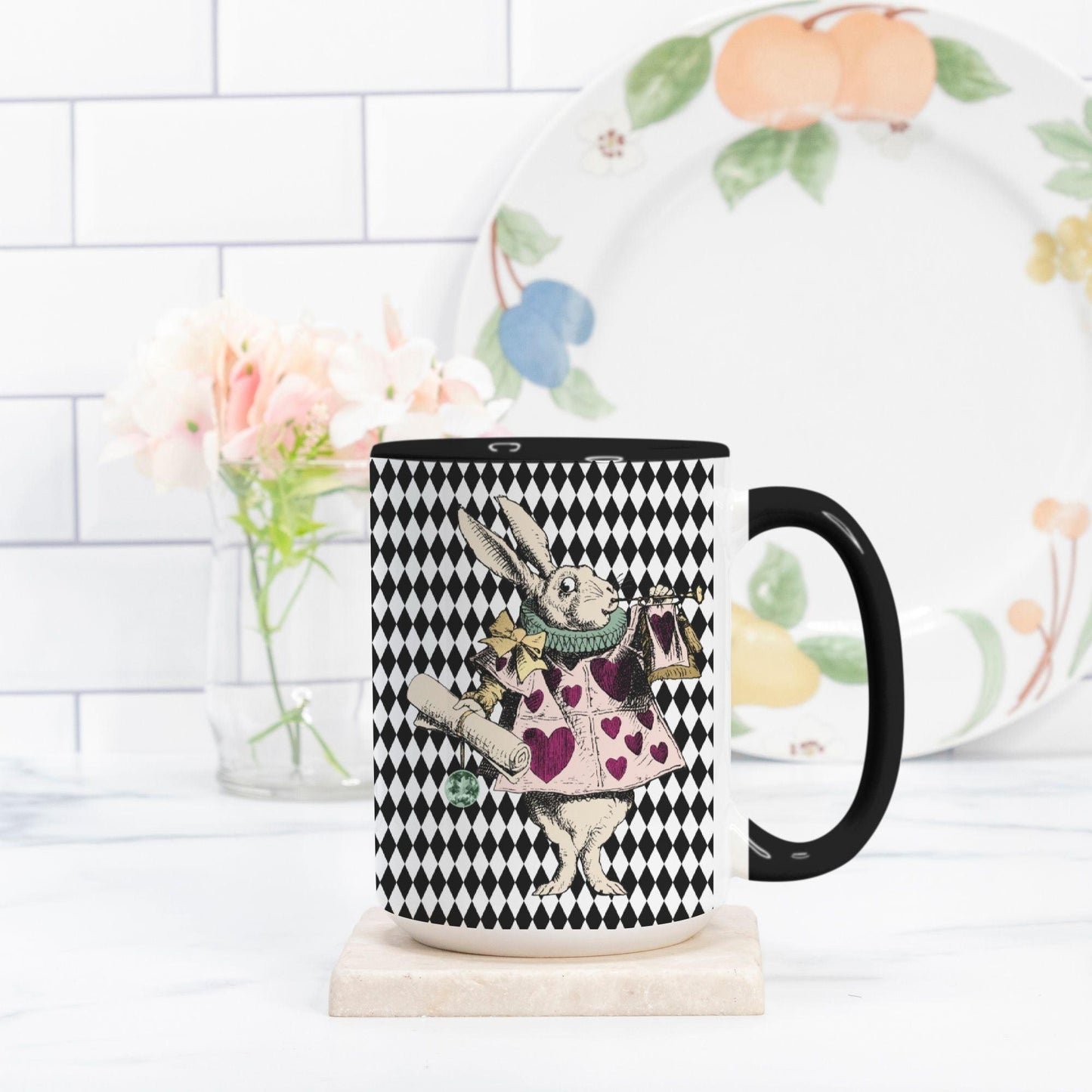 Coffee Mug Deluxe 15oz. -Wonderland Collection - Premium  from Elementologie - Just $18! Shop now at Elementologie