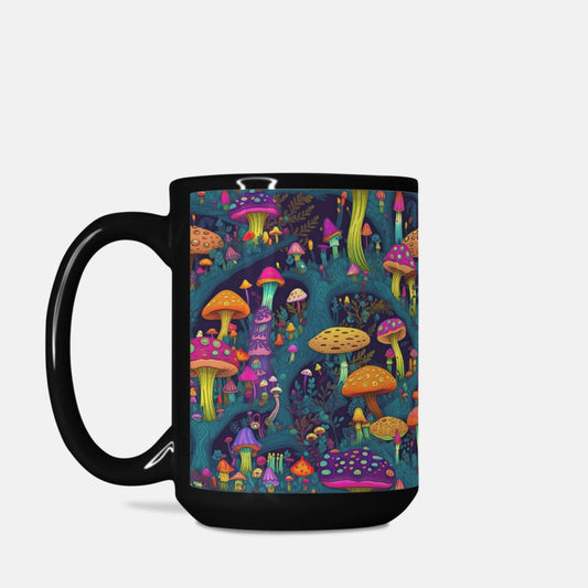 Coffee Mug Deluxe 15oz. -Magic Mushroom Collection - Premium  from Elementologie - Just $18! Shop now at Elementologie