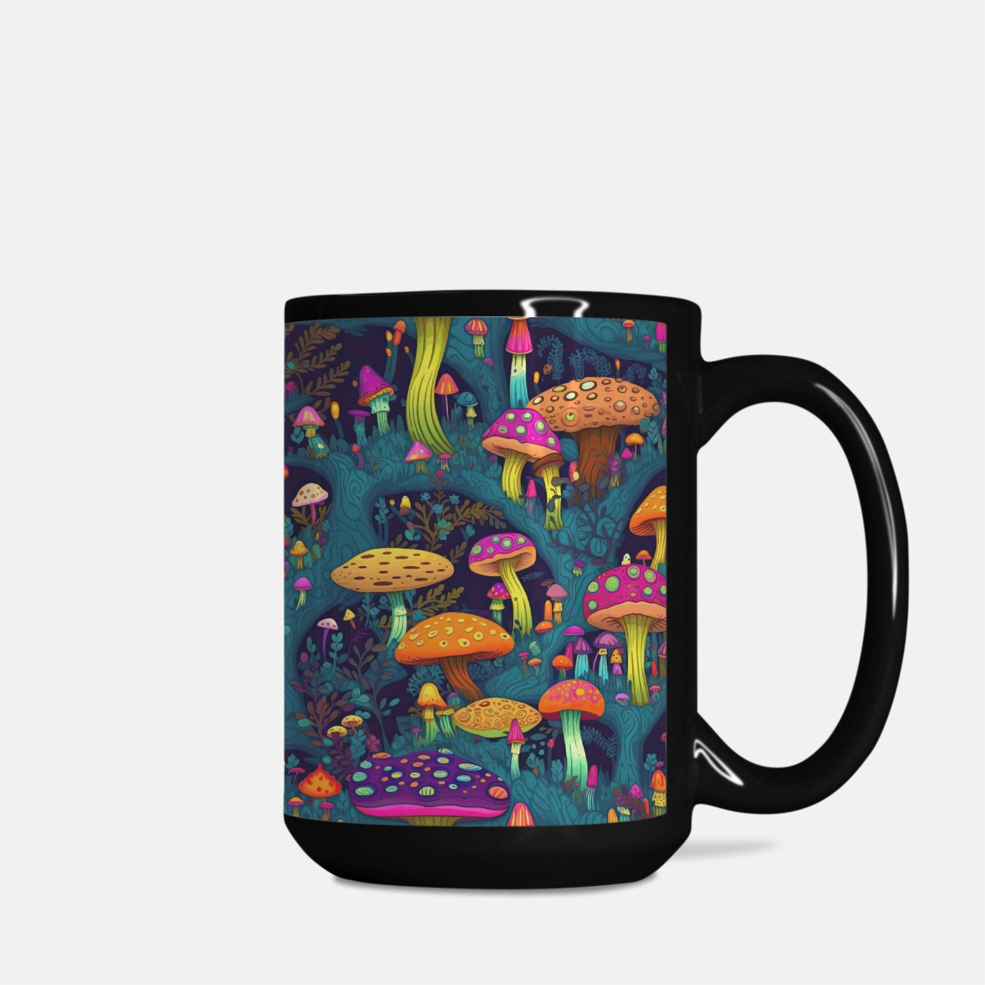 Coffee Mug Deluxe 15oz. -Magic Mushroom Collection - Elementologie