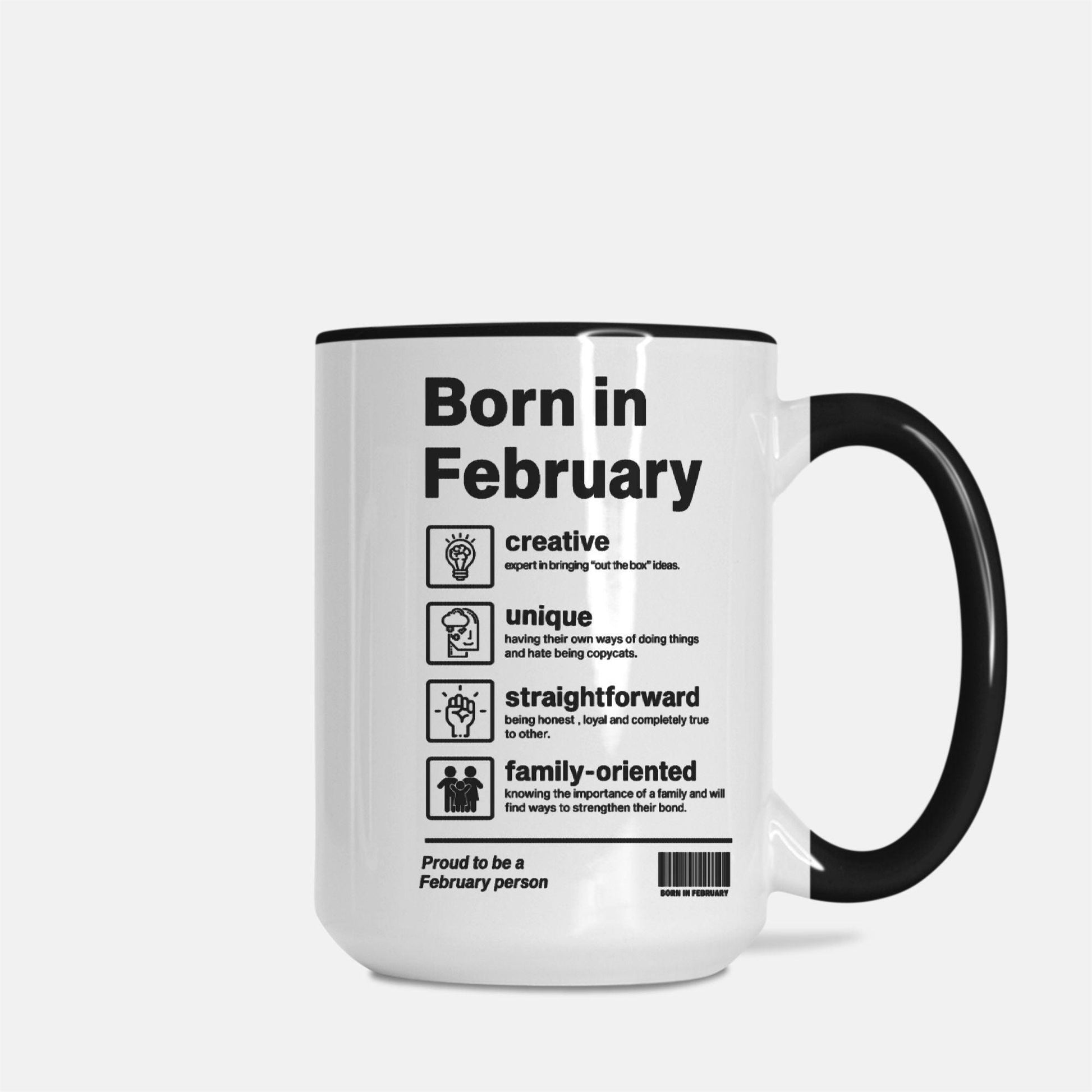 Coffee Mug Deluxe 15oz. -Born In Month - Premium  from Elementologie - Just $18! Shop now at Elementologie