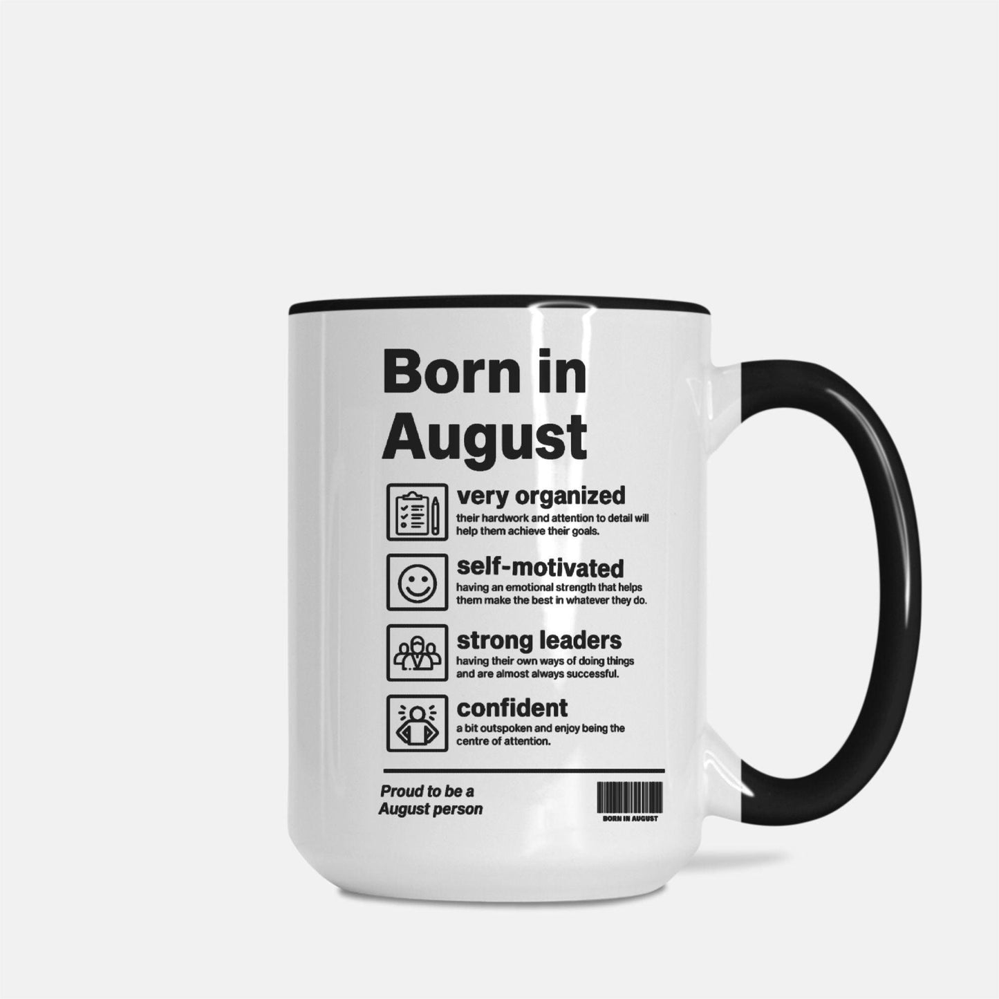 Coffee Mug Deluxe 15oz. -Born In Month - Premium  from Elementologie - Just $18! Shop now at Elementologie