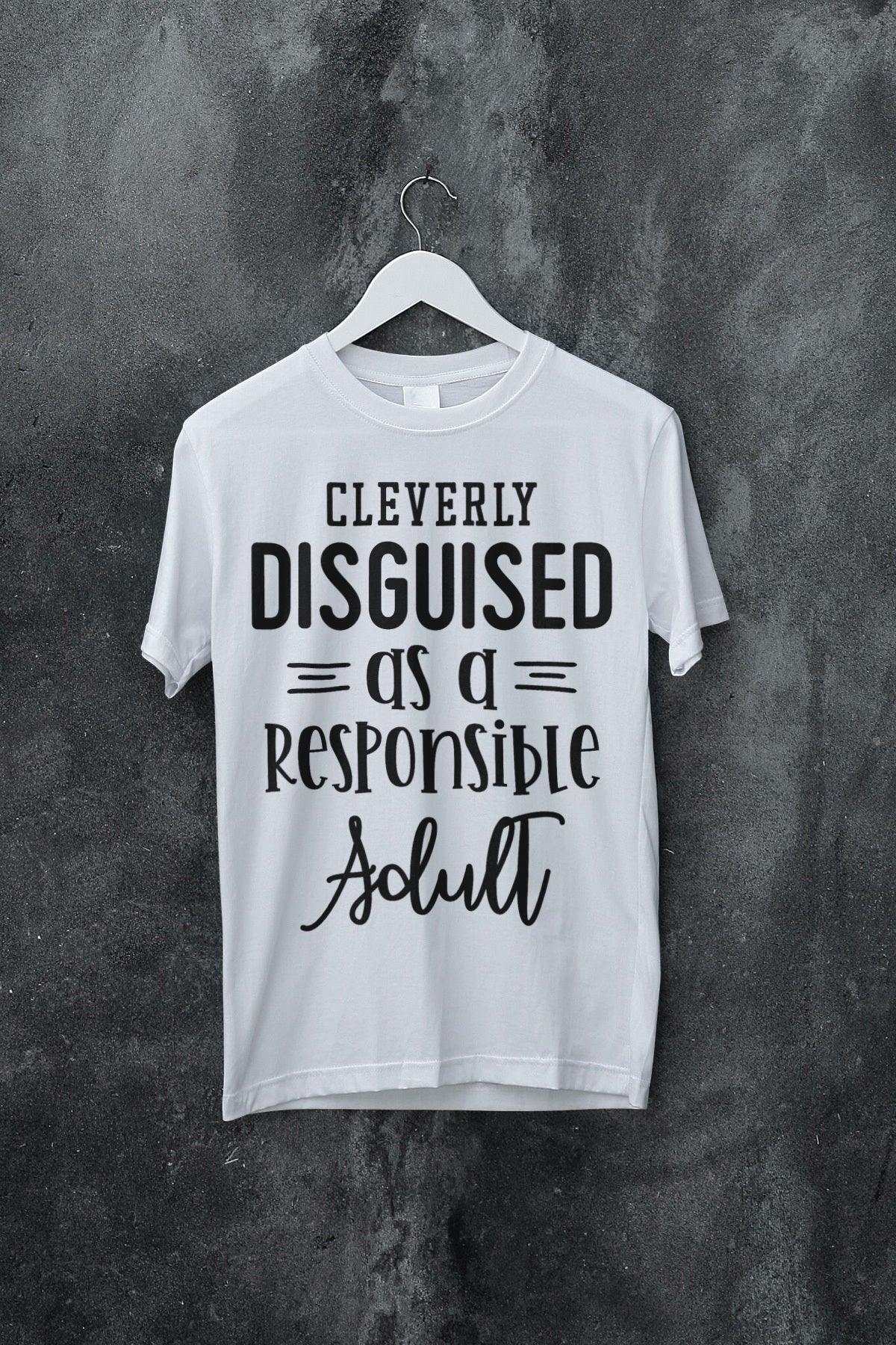Men's Premium Short Sleeve Tee-Cleverly Disguised as an Adult - Elementologie