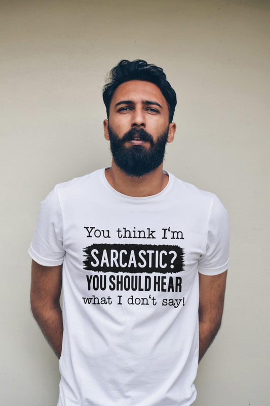 Men's Premium Short Sleeve Tee-You Think I'm Sarcastic? - Premium  from Elementologie - Just $28.99! Shop now at Elementologie