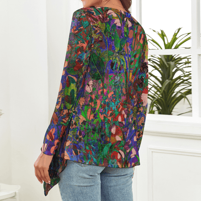 Women's Knit Cardigan-Abstract - Premium  from Elementologie - Just $38.99! Shop now at Elementologie