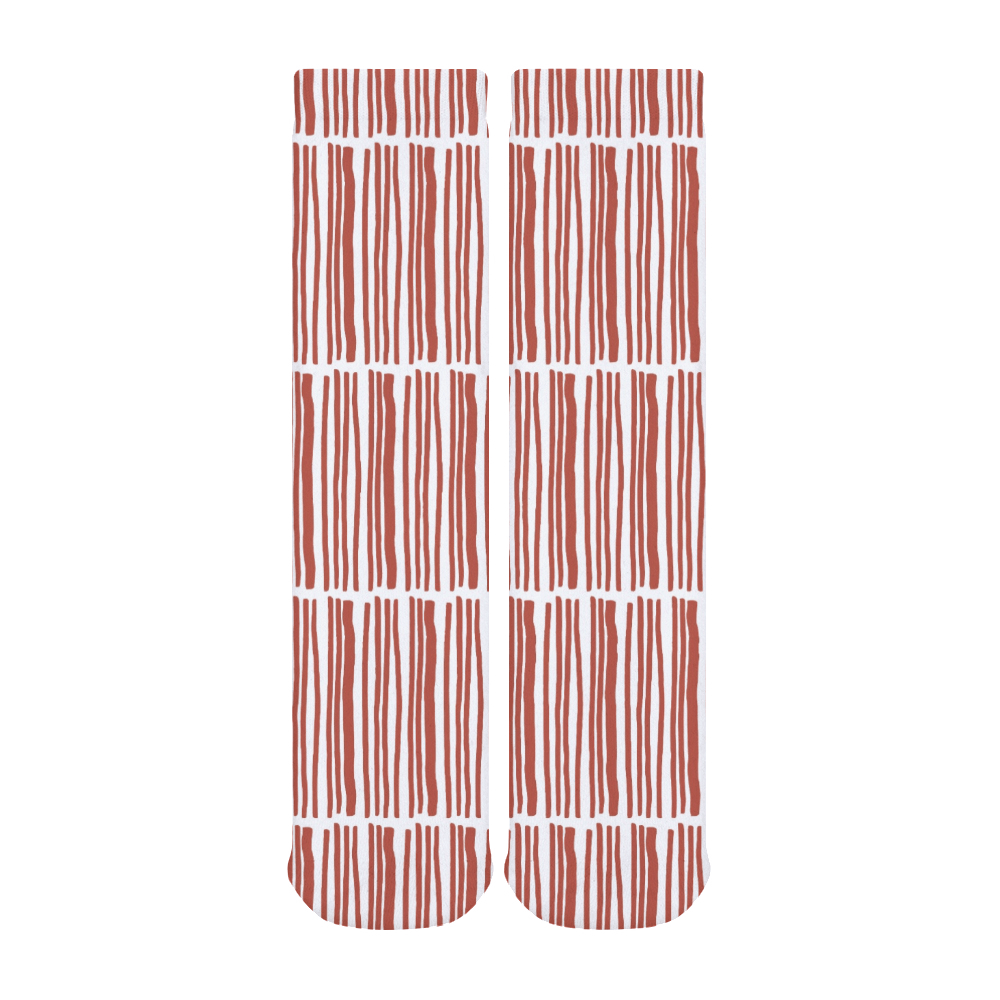Thick Stockings-Red Stripes - Premium  from Elementologie - Just $15.99! Shop now at Elementologie