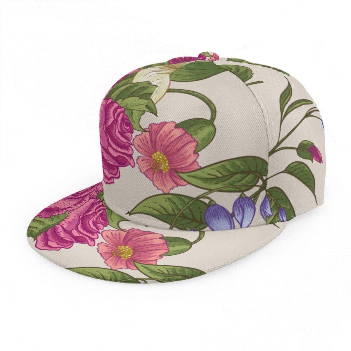 Flat Brim Hat- Blooms - Elementologie