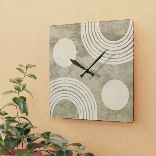 Acrylic Wall Clock-Balance - Premium  from Elementologie - Just $42.99! Shop now at Elementologie