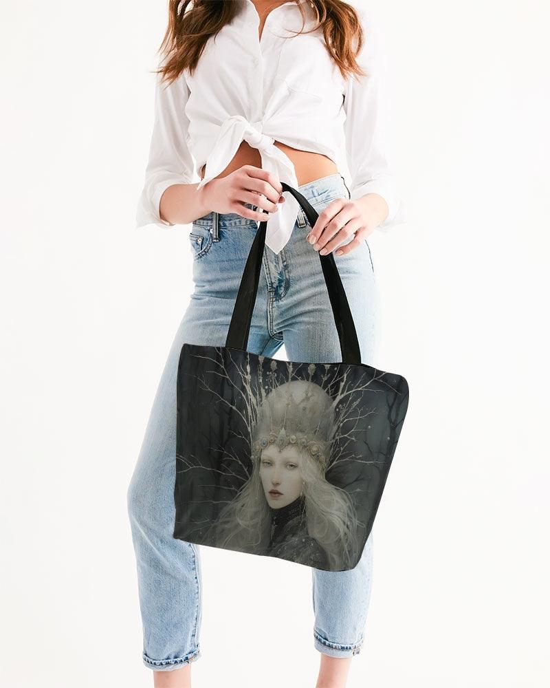 Canvas Zip Tote-Snow Princess Maleika - Premium  from Elementologie - Just $33.98! Shop now at Elementologie