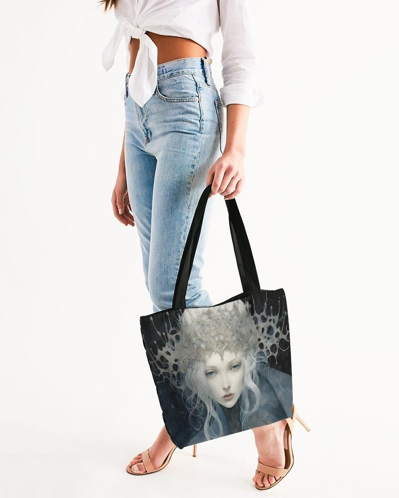 Canvas Zip Tote-Snow Princess Regina - Premium  from Elementologie - Just $33.98! Shop now at Elementologie