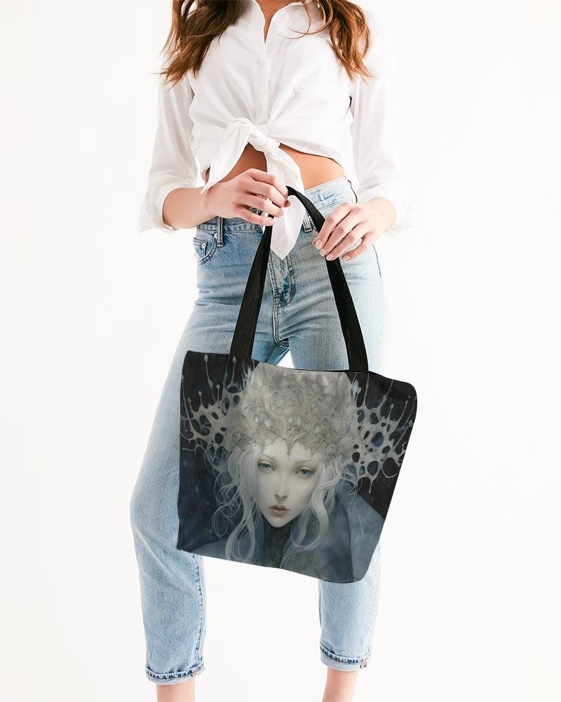 Canvas Zip Tote-Snow Princess Regina - Premium  from Elementologie - Just $33.98! Shop now at Elementologie