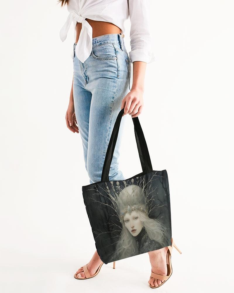 Canvas Zip Tote-Snow Princess Maleika - Premium  from Elementologie - Just $33.98! Shop now at Elementologie