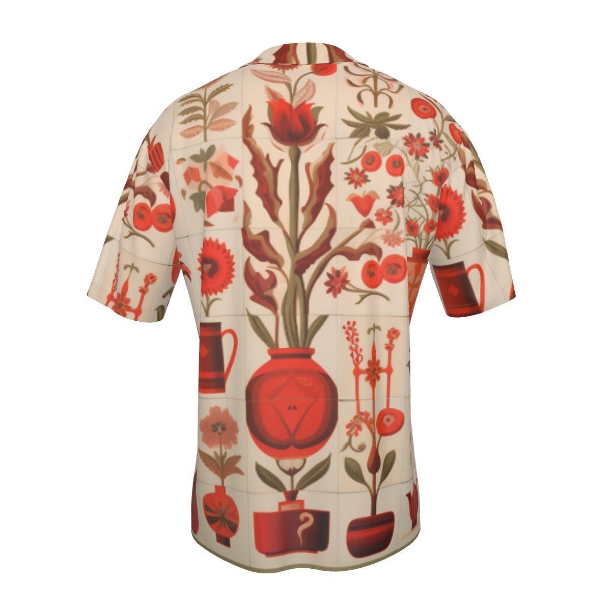 Men's Short Sleeve Shirt-Bloom Where Planted - Elementologie