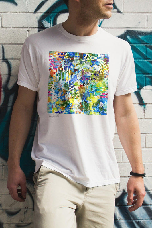 Men's Premium Short Sleeve Tee-Colorful Dimensions - Premium  from Elementologie - Just $28.99! Shop now at Elementologie