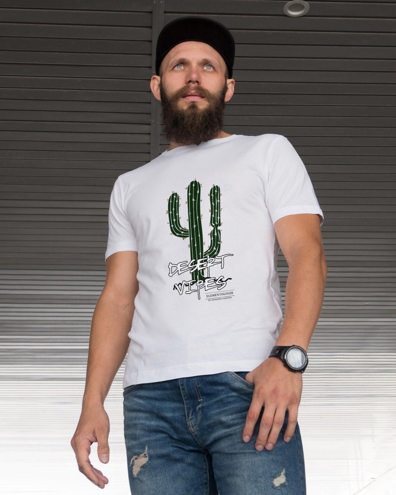 Men's Premium Short Sleeve Tee-Desert Vibes - Premium  from Elementologie - Just $28.99! Shop now at Elementologie