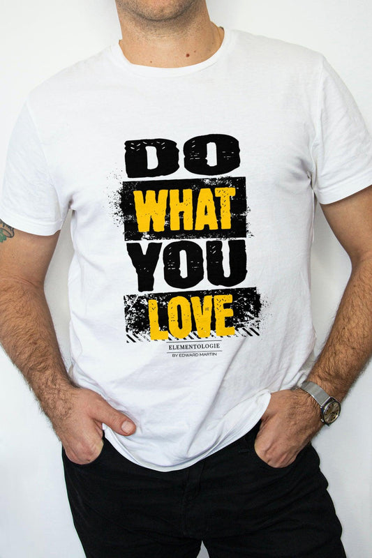 Men's Premium Short Sleeve Tee-Do What You Love - Premium  from Elementologie - Just $28.99! Shop now at Elementologie