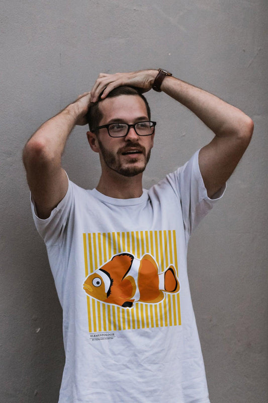 Men's Premium Short Sleeve Tee-Clown Fish - Premium  from Elementologie - Just $28.99! Shop now at Elementologie