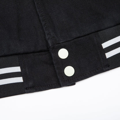Streetwear Unisex Denim Bomber Jacket-Rise Up - Premium  from Elementologie - Just $69.99! Shop now at Elementologie