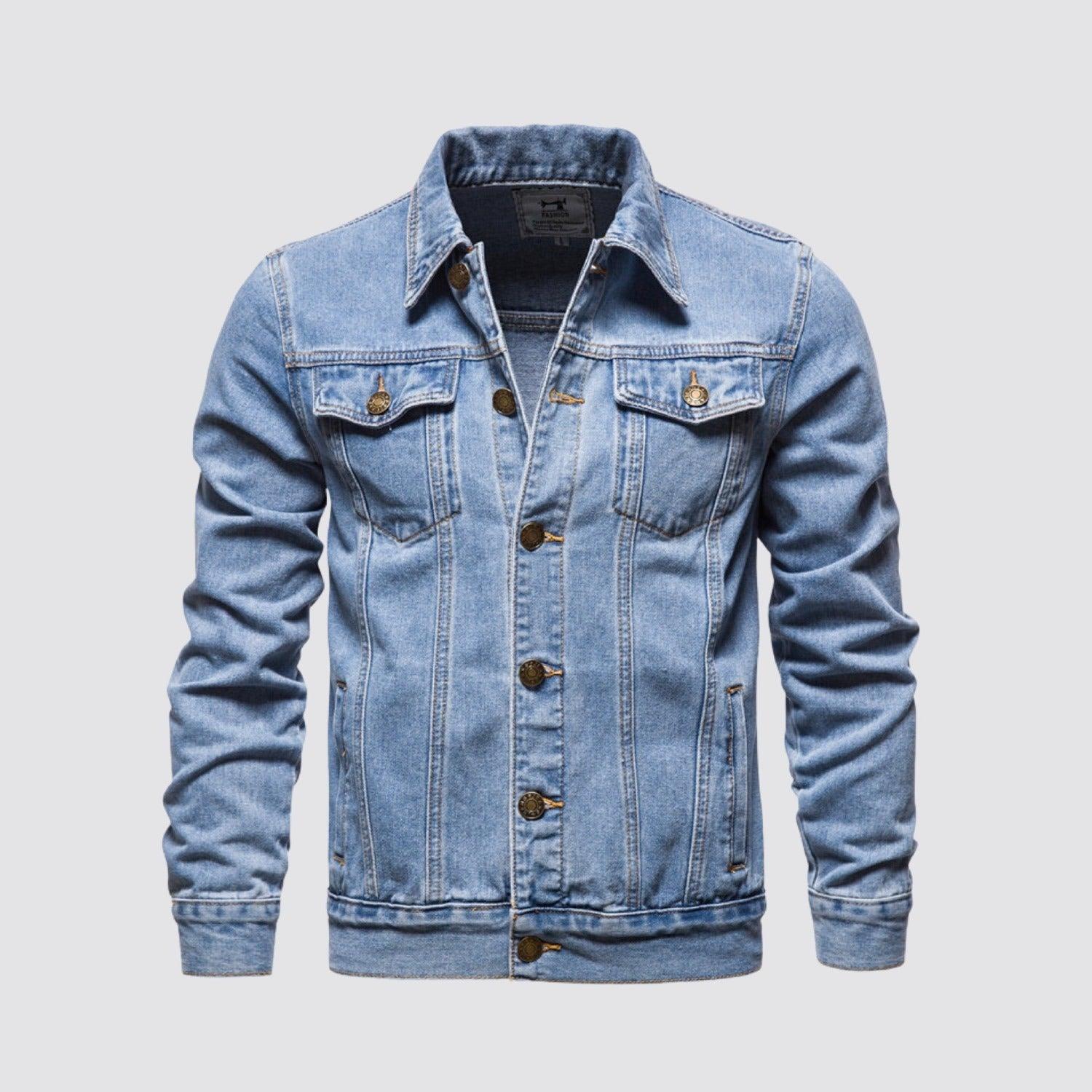 Streetwear Unisex Classic Denim Jacket by Elementologie - Elementologie