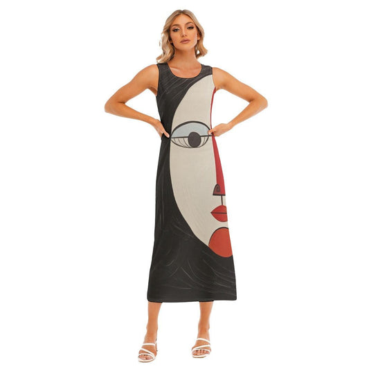 Women's Tank Top Long Dress by Elementologie - Premium  from Elementologie - Just $32.99! Shop now at Elementologie