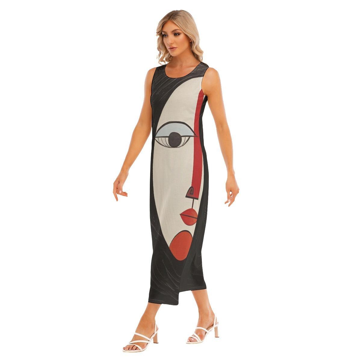 Women's Tank Top Long Dress by Elementologie - Premium  from Elementologie - Just $32.99! Shop now at Elementologie
