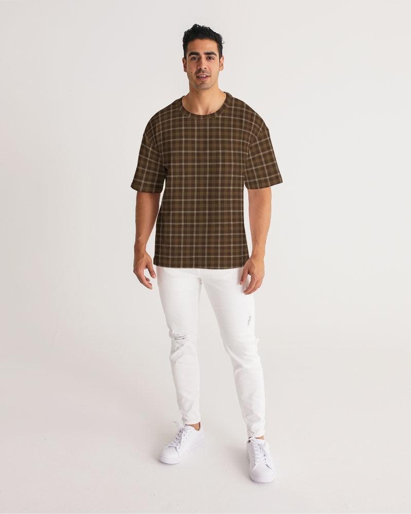 Men's Premium Heavyweight Tee-Brown Herringbone - Premium  from Elementologie - Just $39.99! Shop now at Elementologie