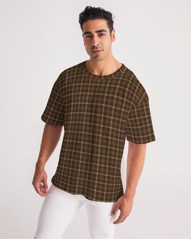 Men's Premium Heavyweight Tee-Brown Herringbone - Premium  from Elementologie - Just $39.99! Shop now at Elementologie