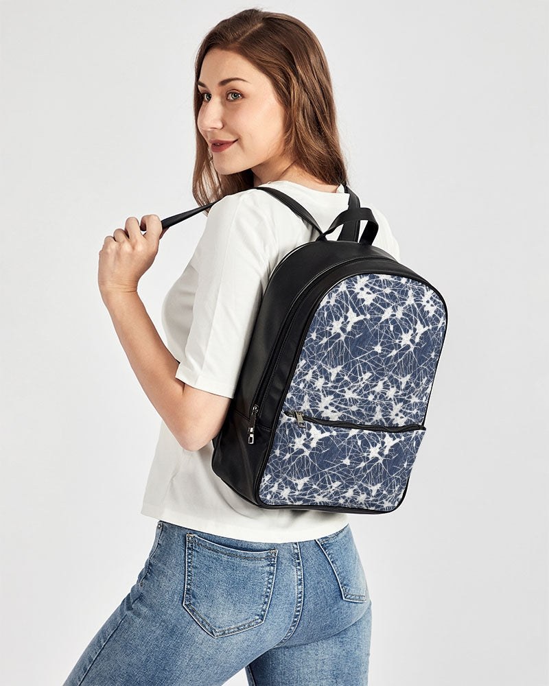 Classic Faux Leather Backpack - Premium Backpacks from Elementologie - Just $53.52! Shop now at Elementologie