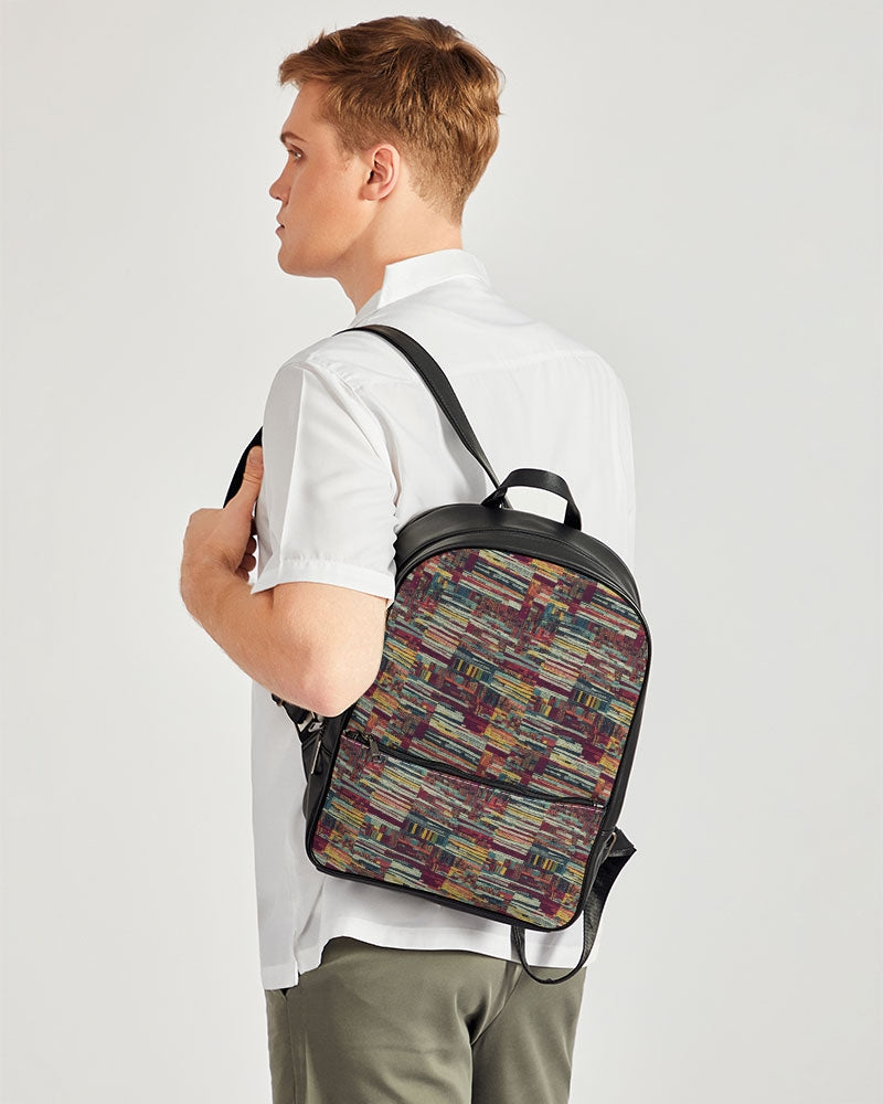 Classic Faux Leather Backpack