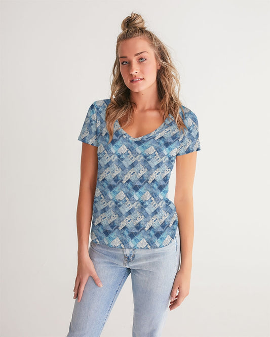 Women's V-Neck Tee-Boho Collection