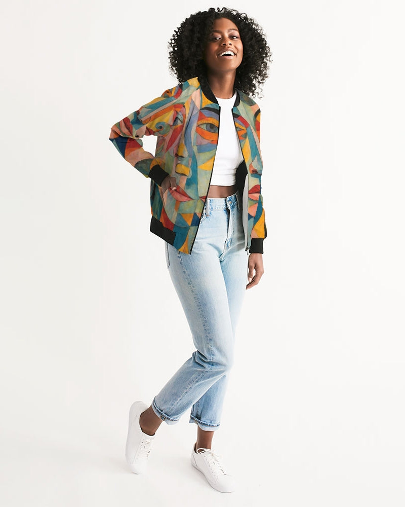 Own the Runway: Limited-Edition Women's Bomber Jacket by Edward Martin (Hand-Cut & Crafted Designs)