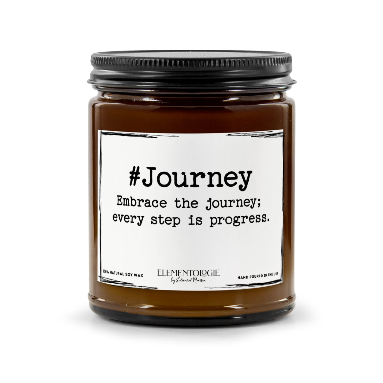 #Journey Scented Candle | Elementologie: Aromatherapy Meets Affirmation - Hand-Poured Soy Candles for Mind & Body - Premium Candle from Candle Builders - Just $18.50! Shop now at Elementologie