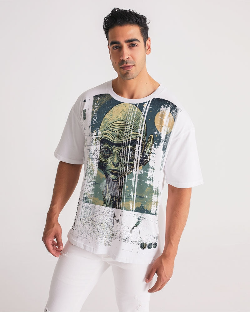 Elementologie Oversized Men's Tee - Alien 311 Design