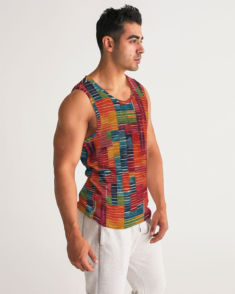 Men's Sports Tank-Kantha Collection