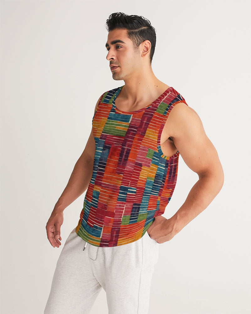 Men's Sports Tank-Kantha Collection