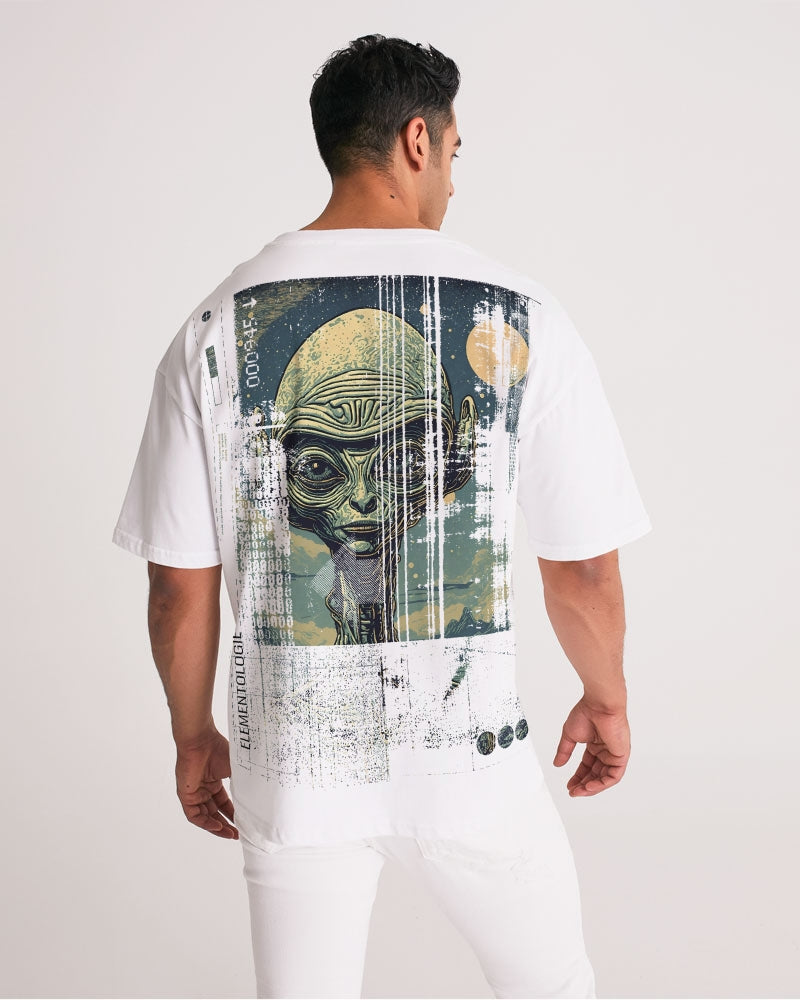 Elementologie Oversized Men's Tee - Alien 311 Design