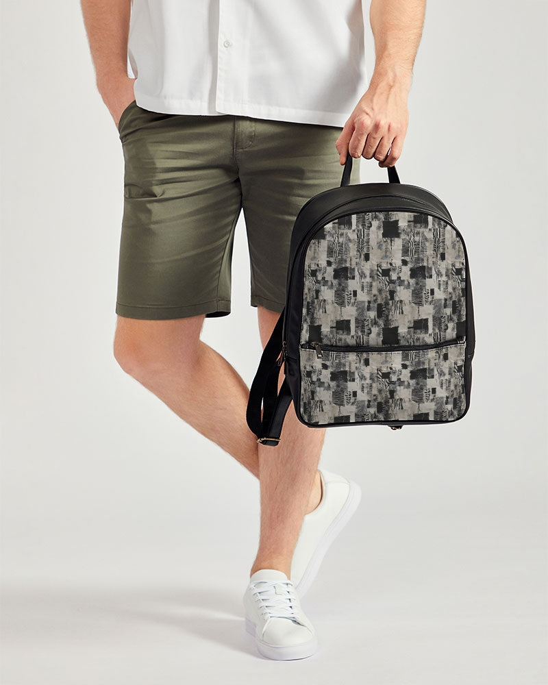 Classic Faux Leather Backpack