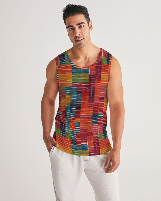 Men's Sports Tank-Kantha Collection