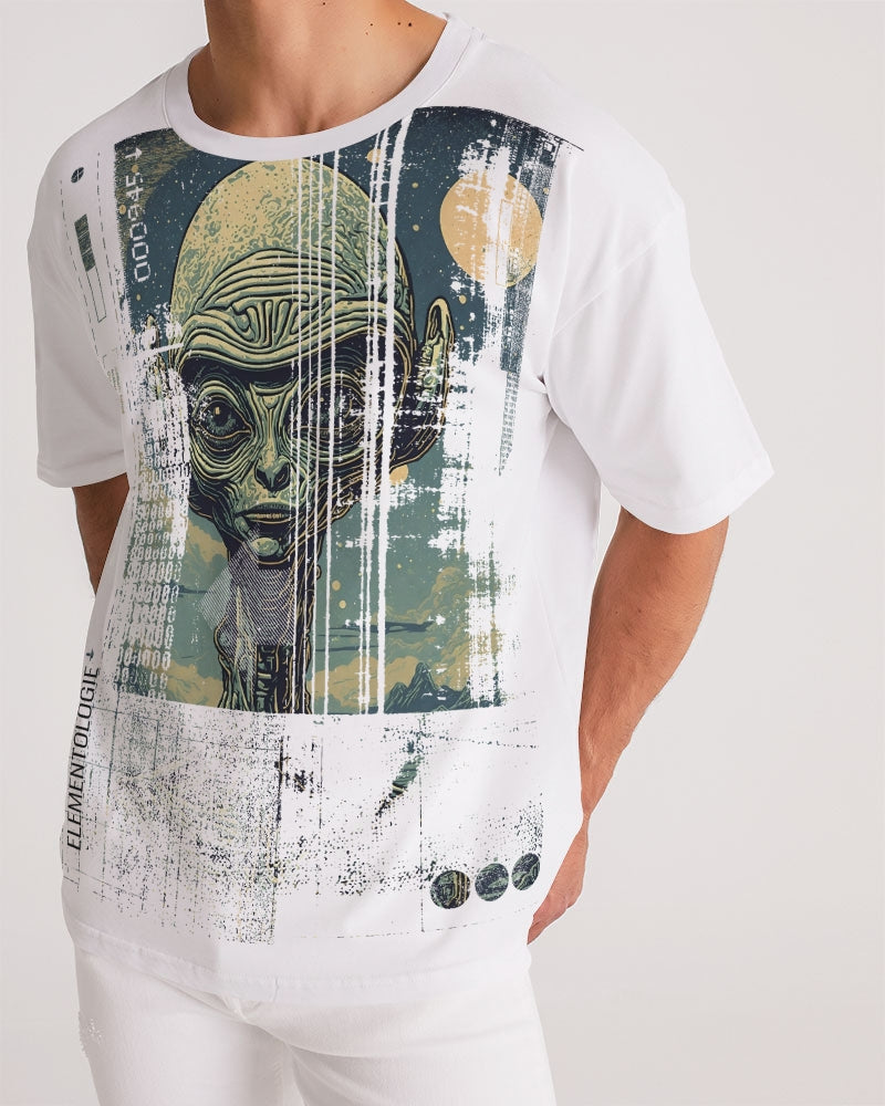 Elementologie Oversized Men's Tee - Alien 311 Design