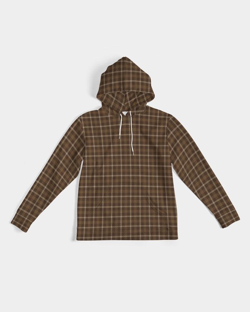 Men's Hoodie-Rust Plaid - Elementologie