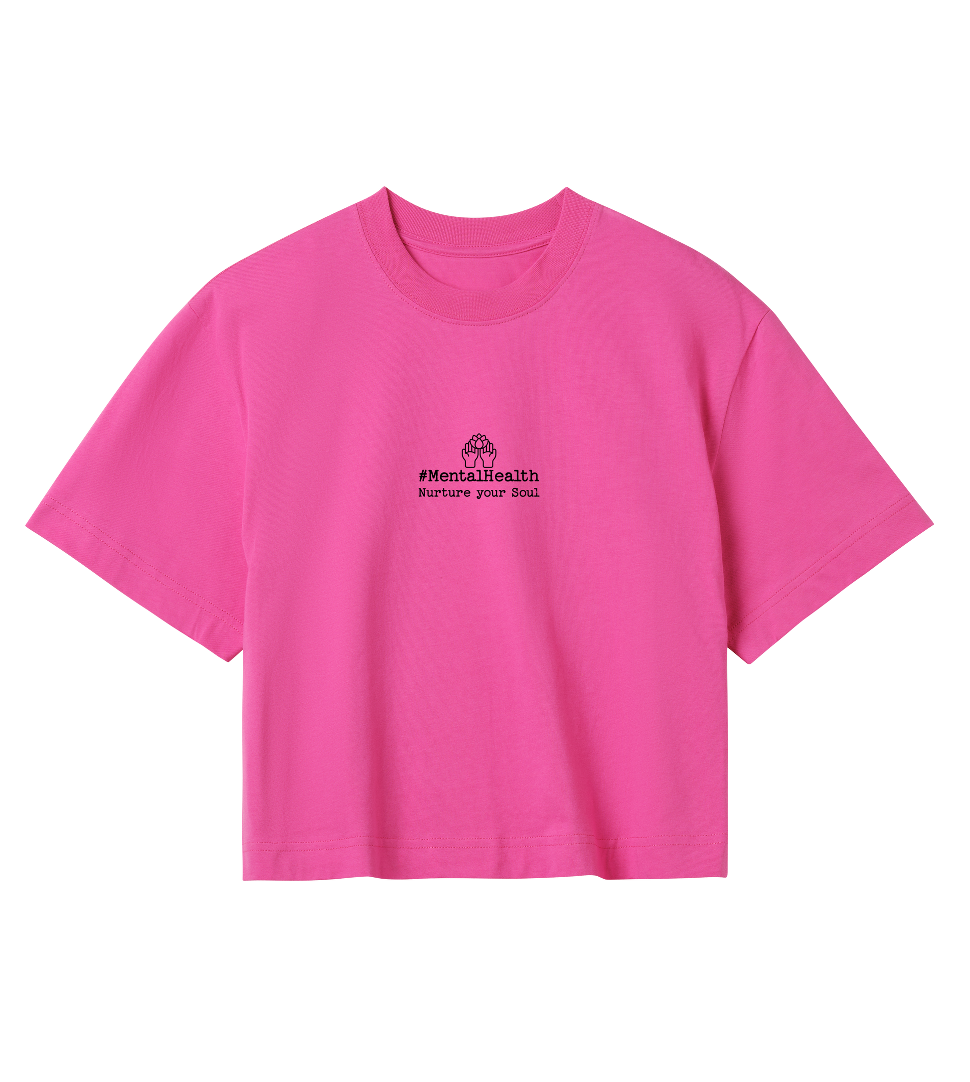 Elementologie Mental Health T-Shirts – Wear Your Mindfulness 💚👕-- - Premium crop_top from Creator Studio - Just $24.99! Shop now at Elementologie