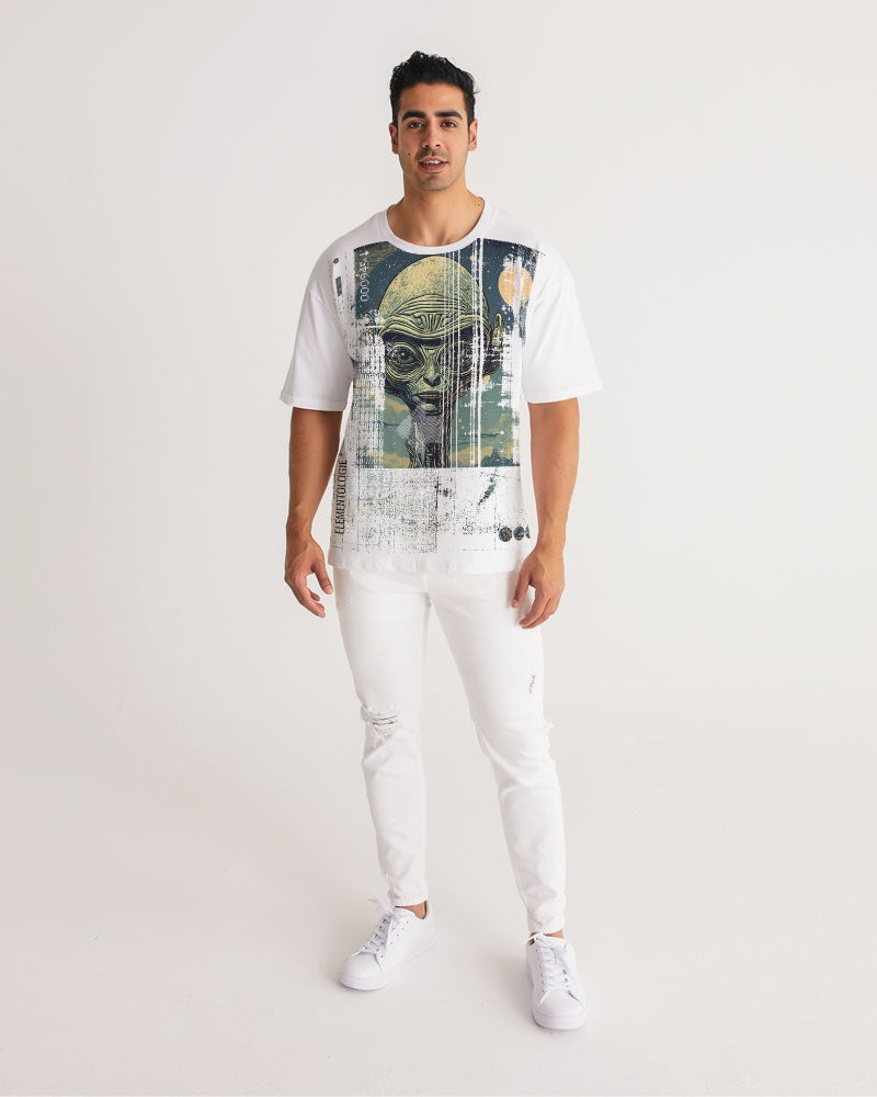 Elementologie Oversized Men's Tee - Alien 311 Design