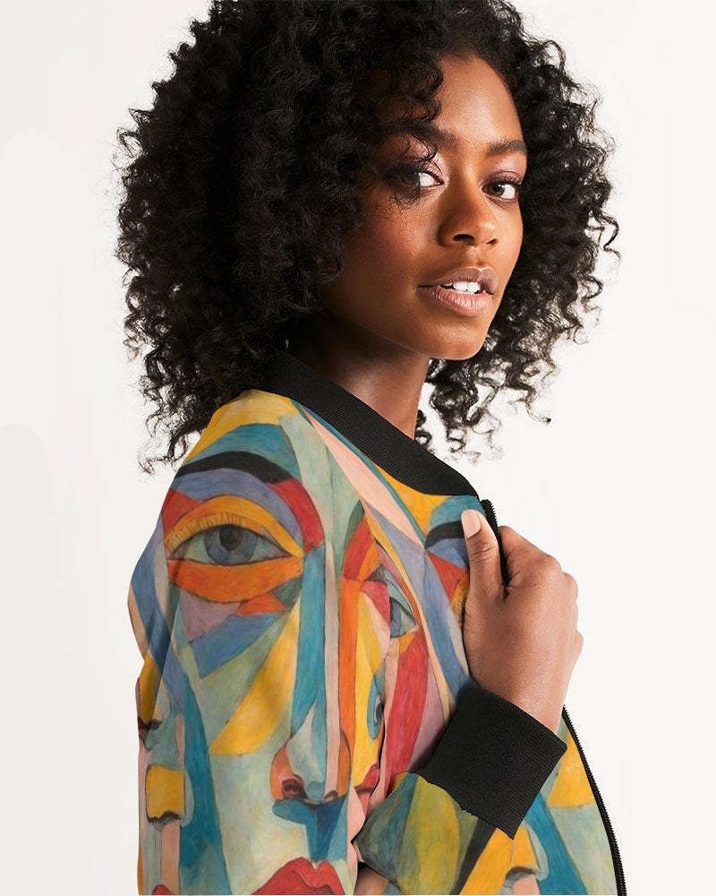 Own the Runway: Limited-Edition Women's Bomber Jacket by Edward Martin (Hand-Cut & Crafted Designs)