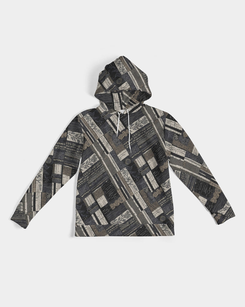 Men's Hoodie-Kantha Noir